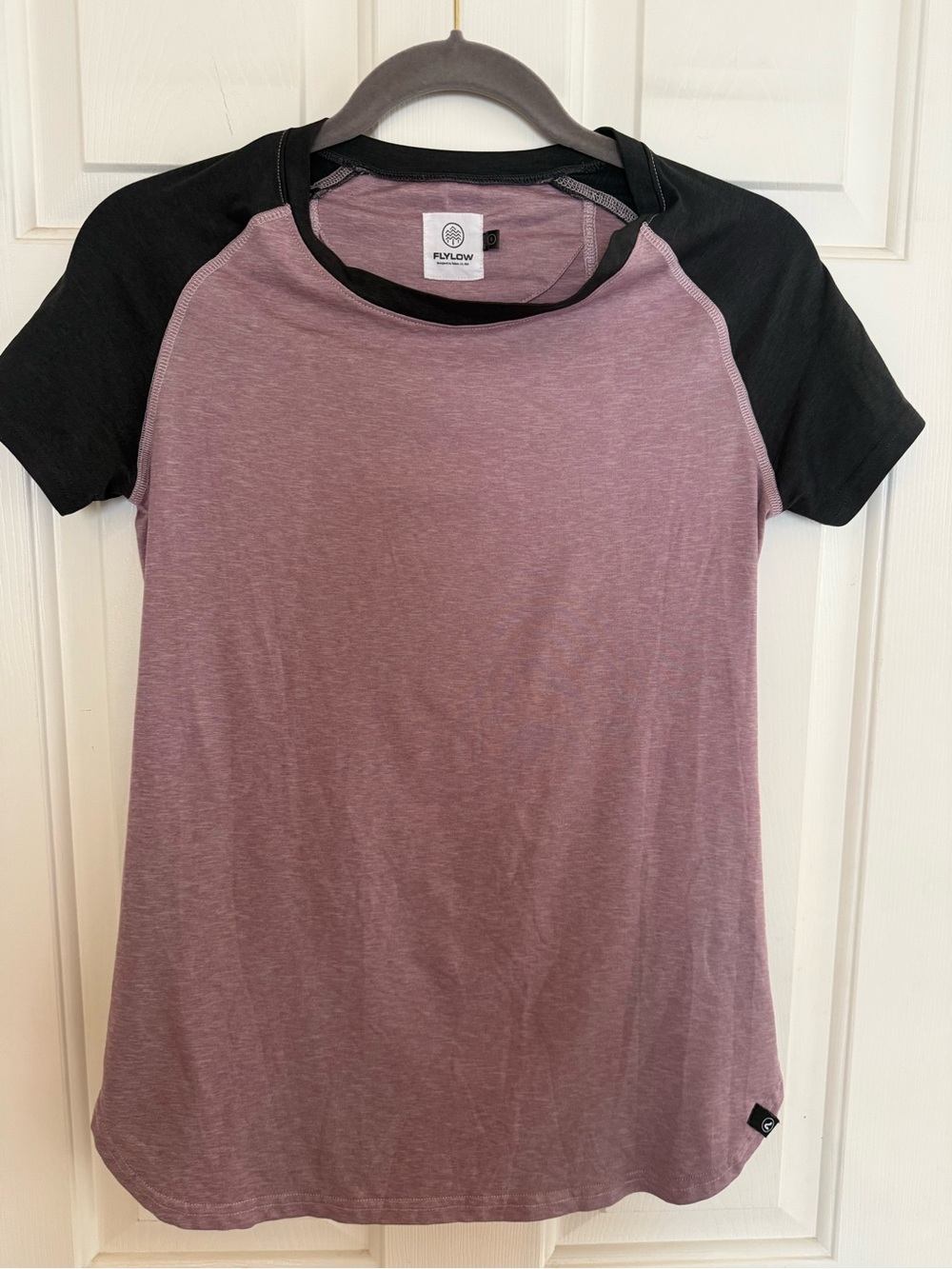 Flylow Jessi Shirt Womens Small Mountain Bike Hike Short Sleeve Thistle Night